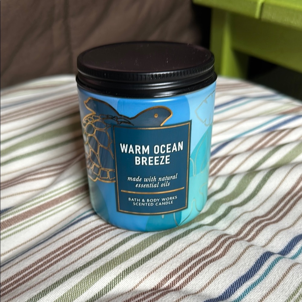 Bath & Body Works Warm Ocean Breeze Single Wick Candle